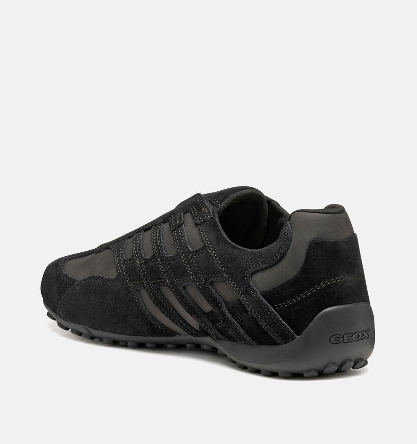 Geox Snake Original Chaussures plates en Noir pour hommes (360116) - pour semelles orthopédiques