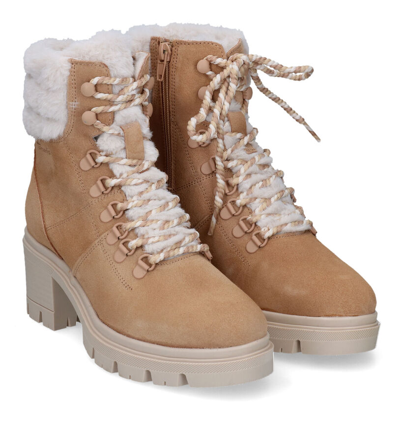 Tamaris Boots à lacets en Marron en daim (315394)
