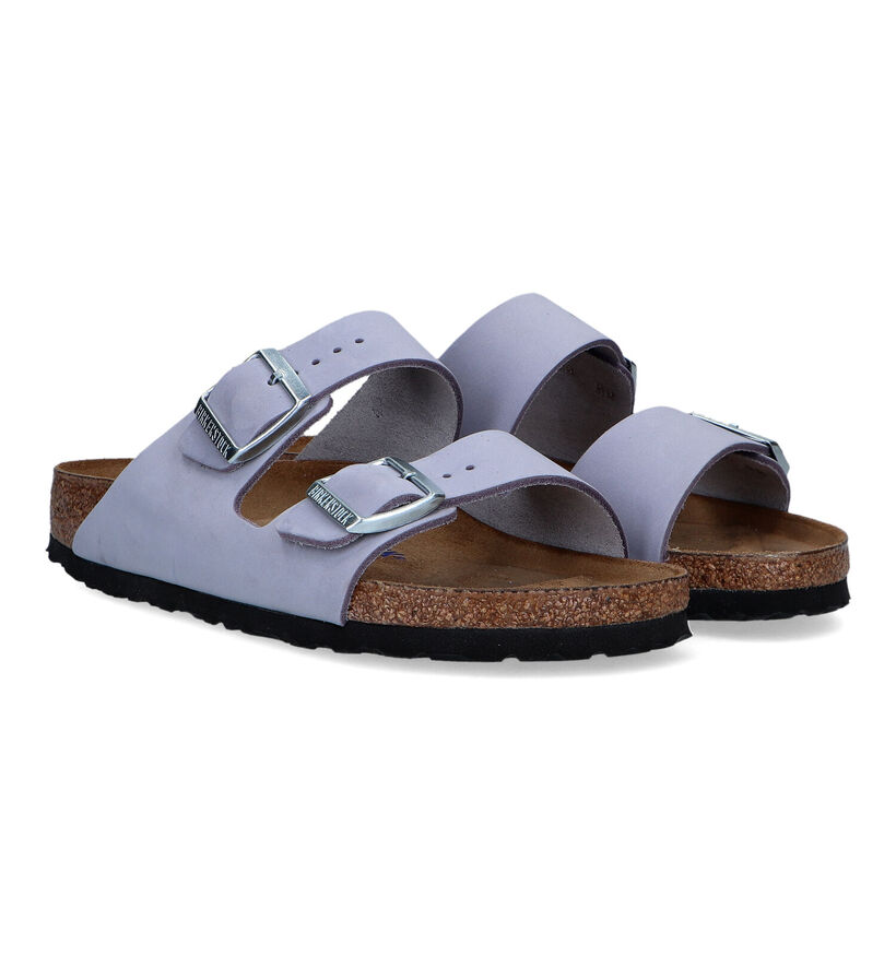 Birkenstock Arizona Nu-pieds en Mauve pour femmes (322541)