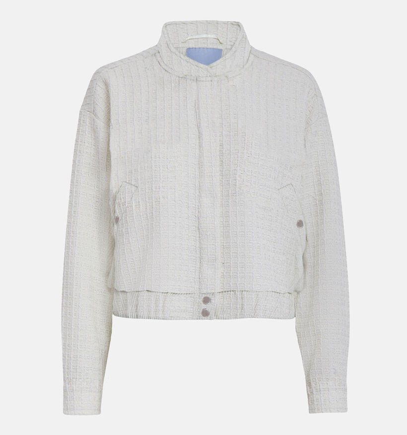 Minus Sisma Bomber Witte Jas voor dames (352006)