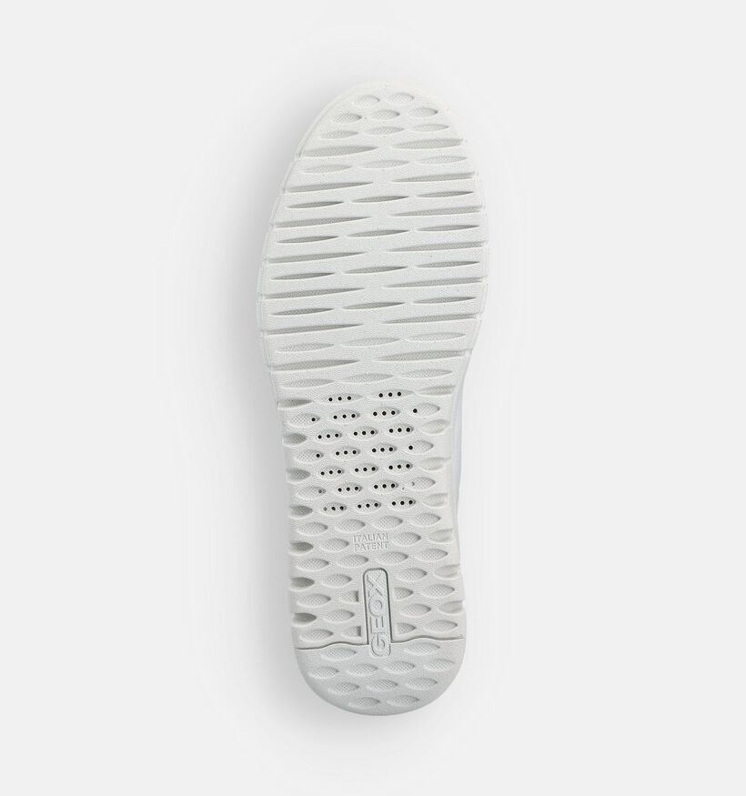 Geox Chaussures à lacets en Blanc pour hommes (370524) - pour semelles orthopédiques