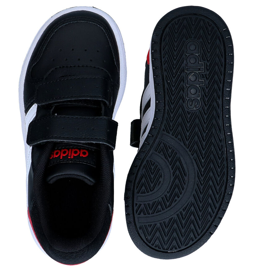 adidas Hoops Zwarte Sneakers in kunstleer (290778)