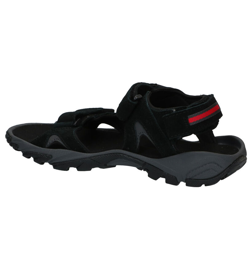 Columbia Santiam 3 Strap Zwarte Sandalen in daim (292975)