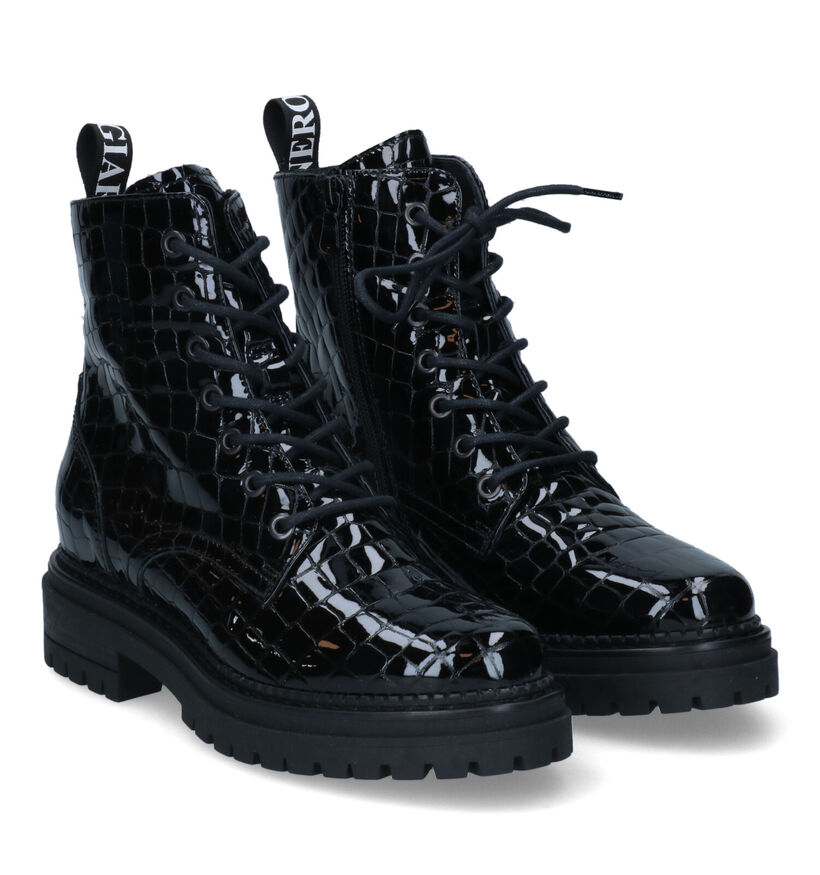 NeroGiardini Boots à lacets en Noir pour femmes (316019)