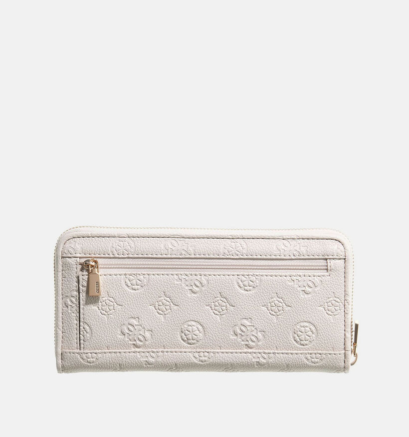 Guess Stone Logo Ecru Ritsportemonnee voor dames (372411)