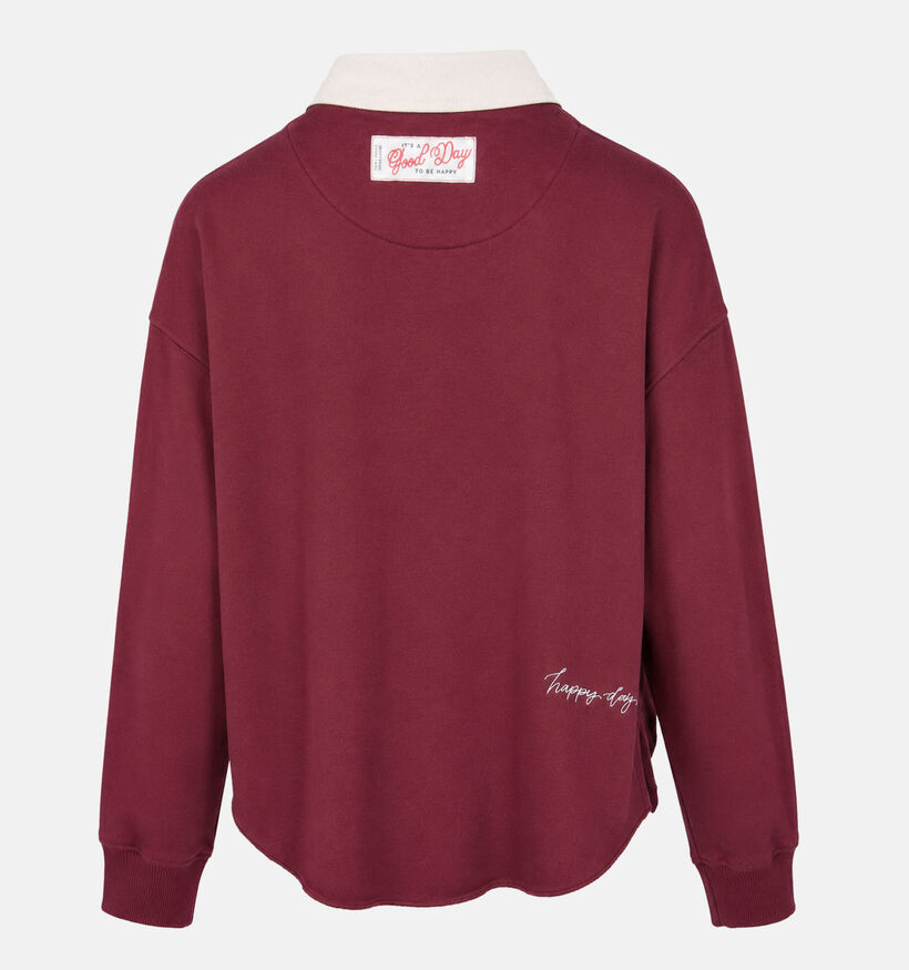 The Shirt Project Sweatshirt en Bordeaux pour femmes (381895)