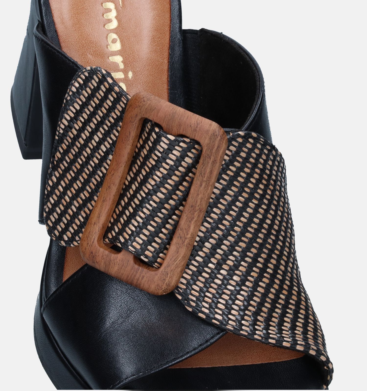 Tamaris Zwarte Muiltjes Dames Slippers Online op TORFS.BE