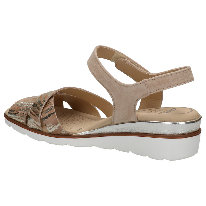 Ara Lugano Sandales en Beige en nubuck (272503)