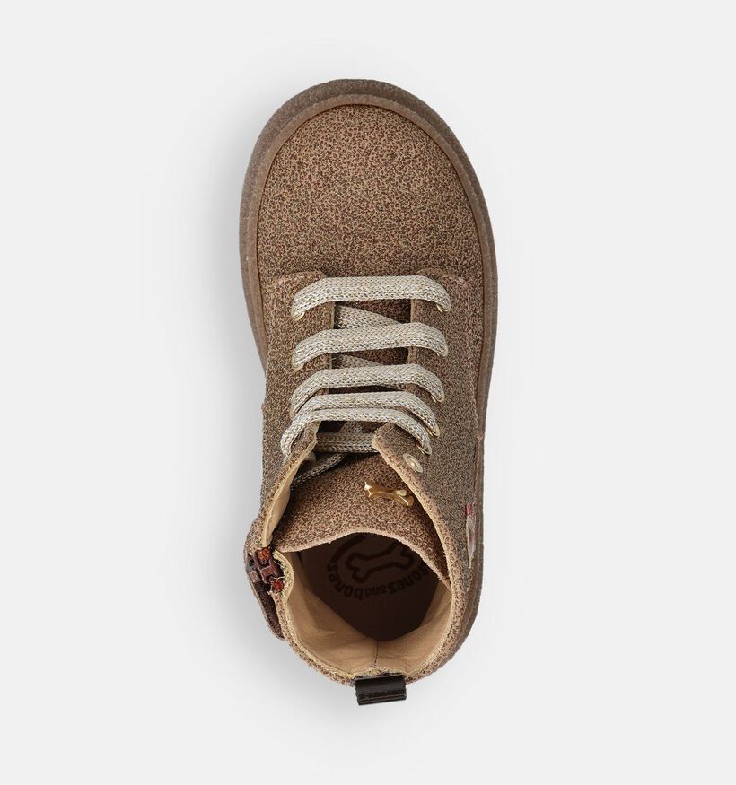 STONES and BONES Pamy Chaussures hautes en Or pour filles (362026) - pour semelles orthopédiques