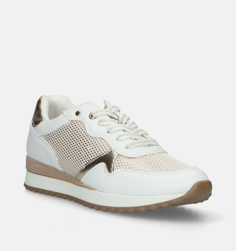 Marco Tozzi Witte Sneakers voor dames (335837) - geschikt voor steunzolen