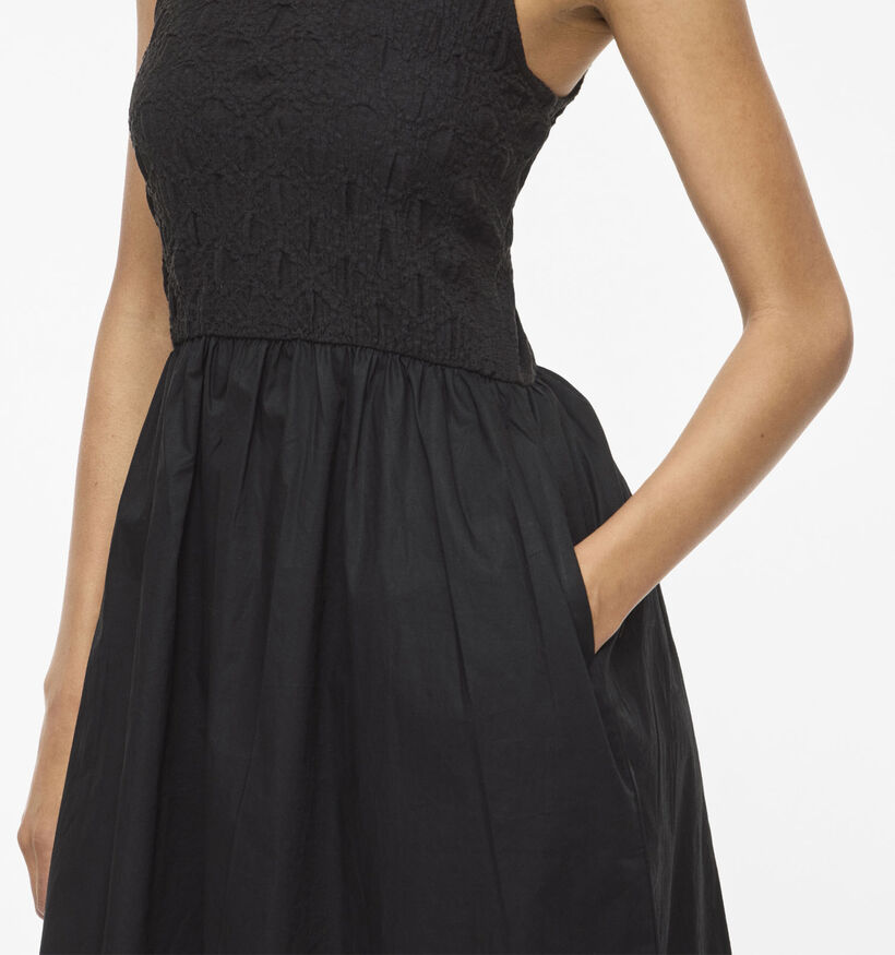 Vila Carla Zwarte Midi-Jurk voor dames (375142)