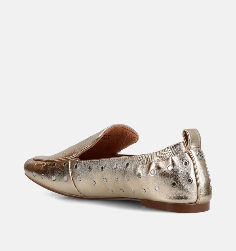 Mexx Rozy Lemon Gouden Loafers voor dames (367256) - geschikt voor steunzolen