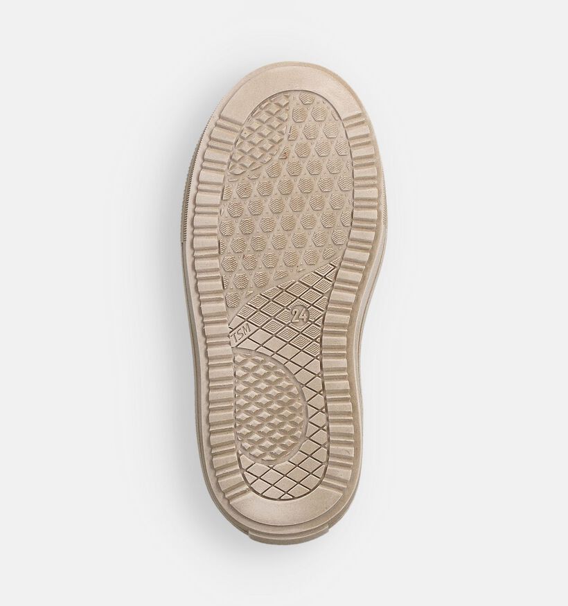 STONES and BONES Leeds Chaussures hautes en Cognac/Orange pour gar&ccedil;ons (362022) - pour semelles orthop&eacute;diques