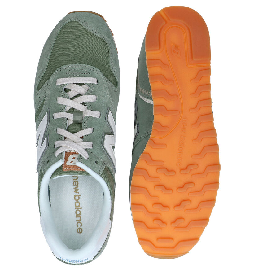 New Balance ML 373 Blauwe Sneakers in daim (293564)