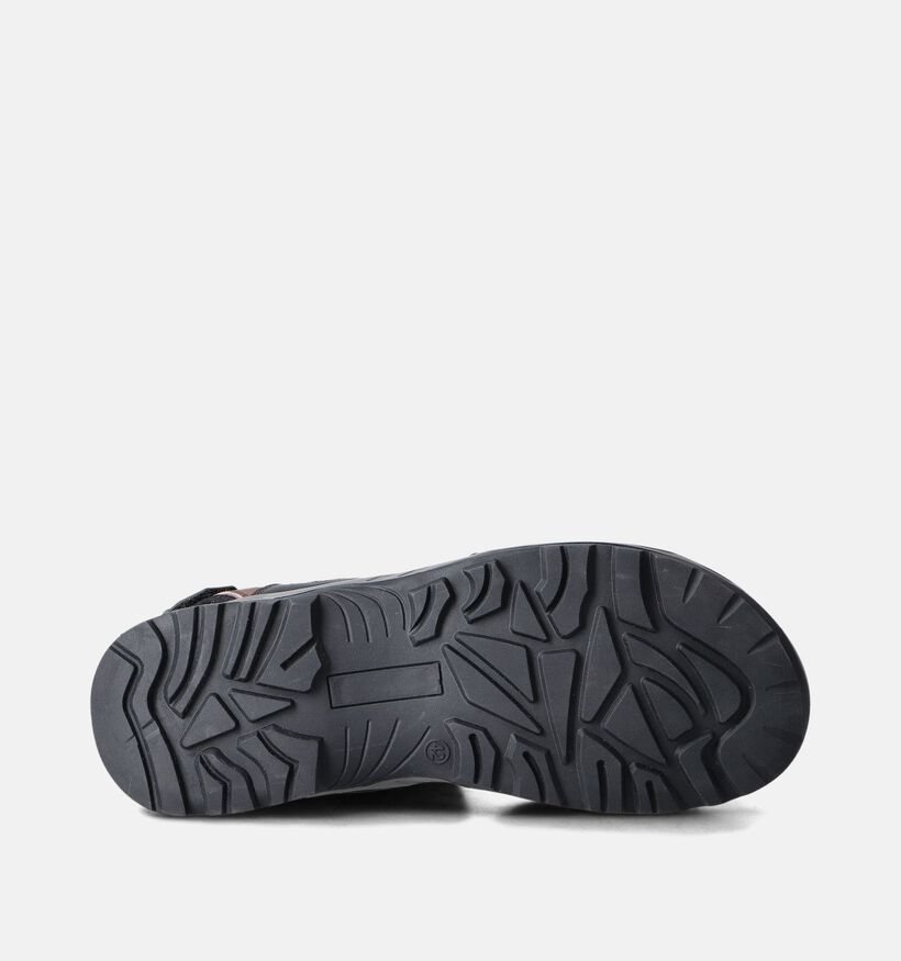 G-Comfort Zwarte Sandalen voor Steunzolen voor heren (356035) - geschikt voor steunzolen