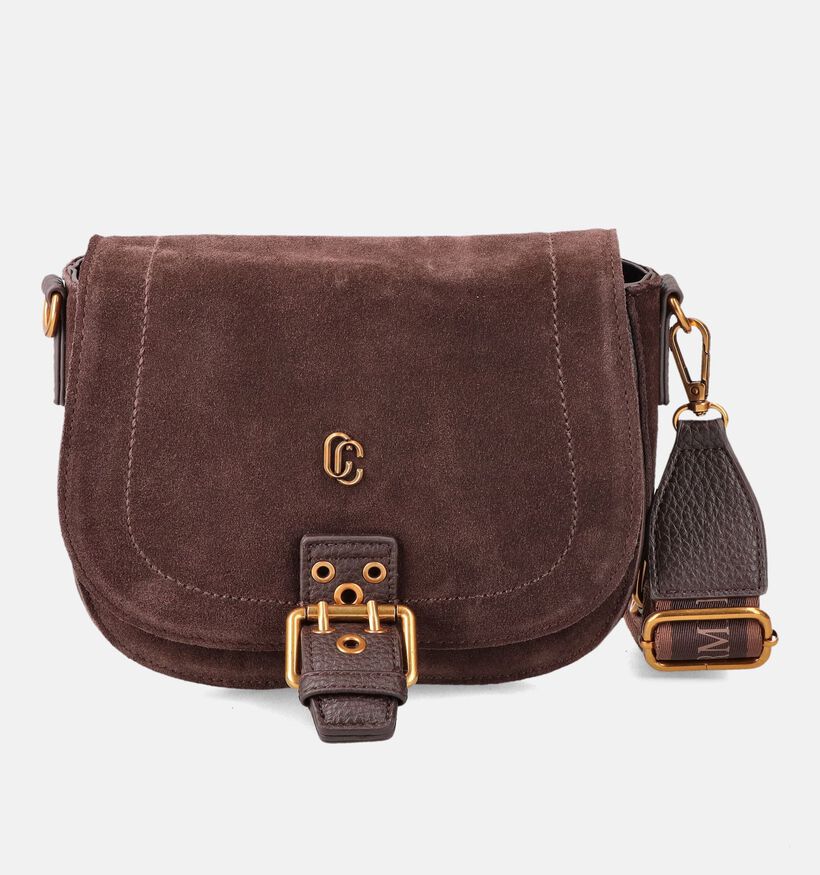 Carmela Donkerbruine Crossbodytas voor dames (380303)