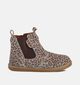 Bobux Jodhpur I-Walk Bottines Chelsea en Marron pour filles (362166) - pour semelles orthopédiques
