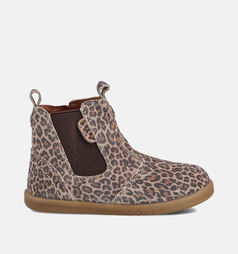 Bobux Jodhpur I-Walk Bottines Chelsea en Marron pour filles (362166) - pour semelles orthopédiques