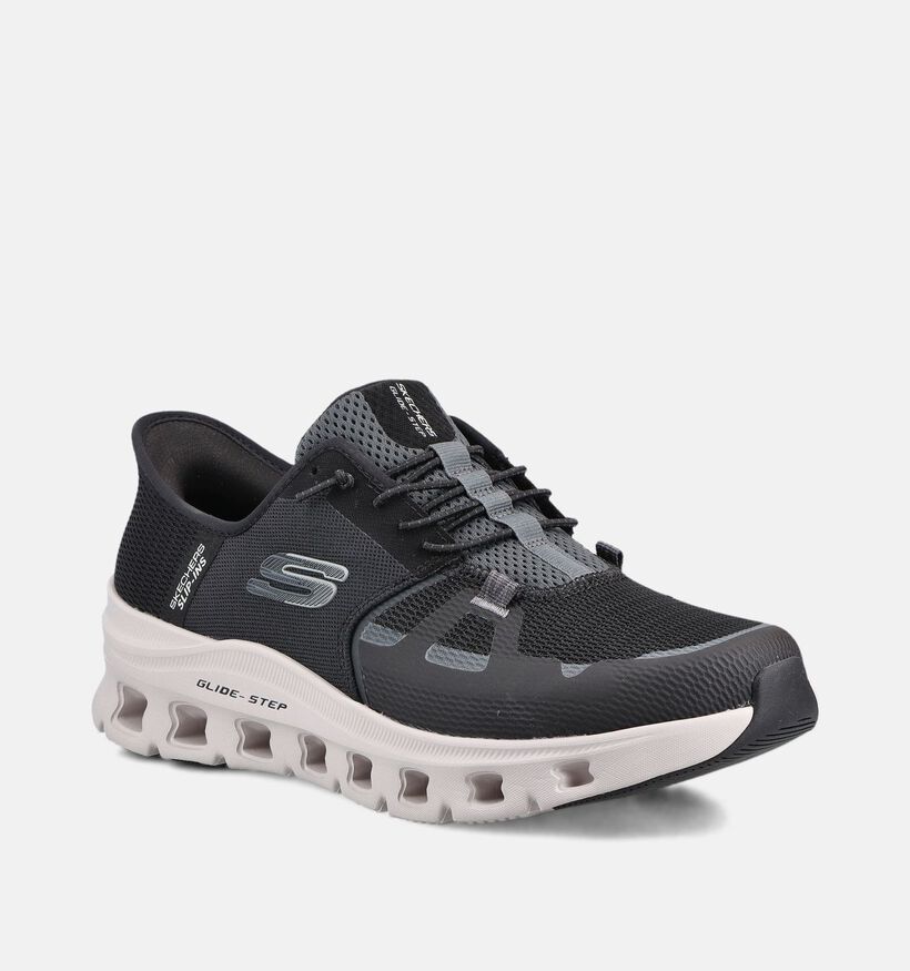 Skechers Glide-Step Baskets basses en Noir pour hommes (371076)