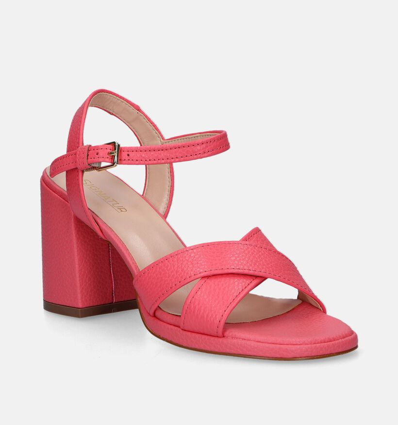 Signatur Roze Sandalen Met Hak voor dames (338924)