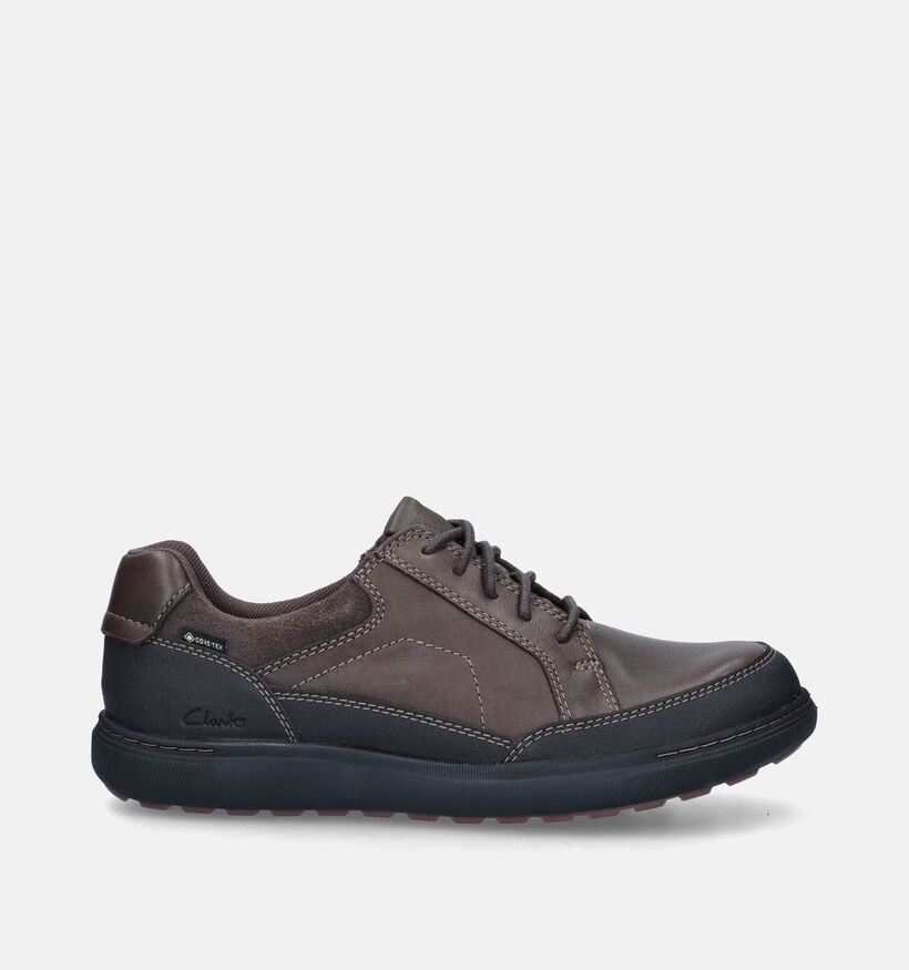 Clarks Mapstone Logtx Bruine Veterschoenen voor heren (345409) - geschikt voor steunzolen