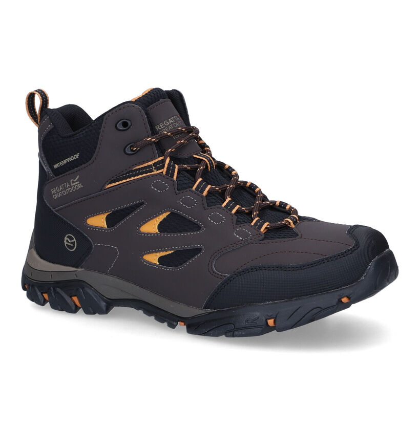 Regatta Holcombe Chaussures de randonnée en Vert kaki pour hommes (331962) - pour semelles orthopédiques