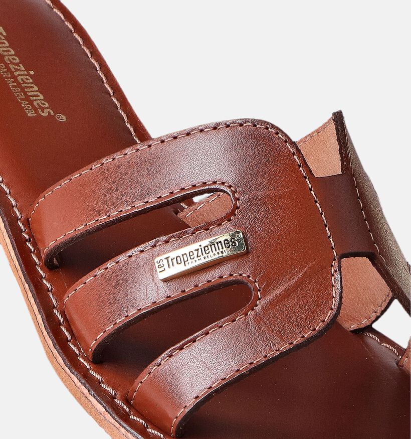 Les Tropeziennes Damia Cognac Slippers voor dames (356819)