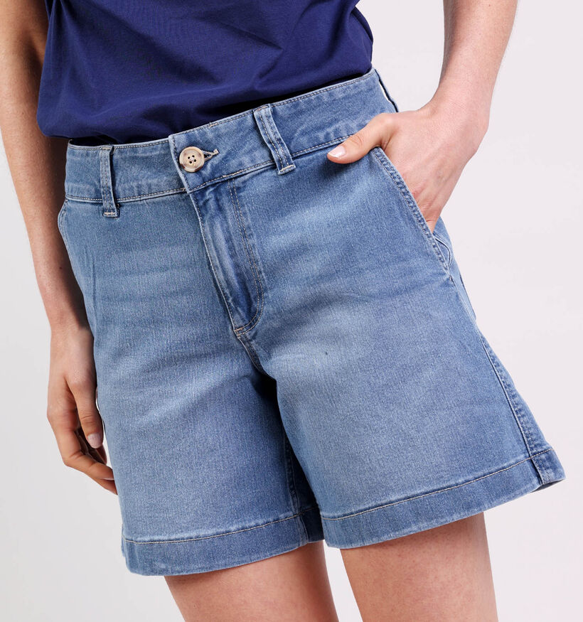 Vero Moda Berit Short en Bleu Fonc&eacute; pour femmes (369410)