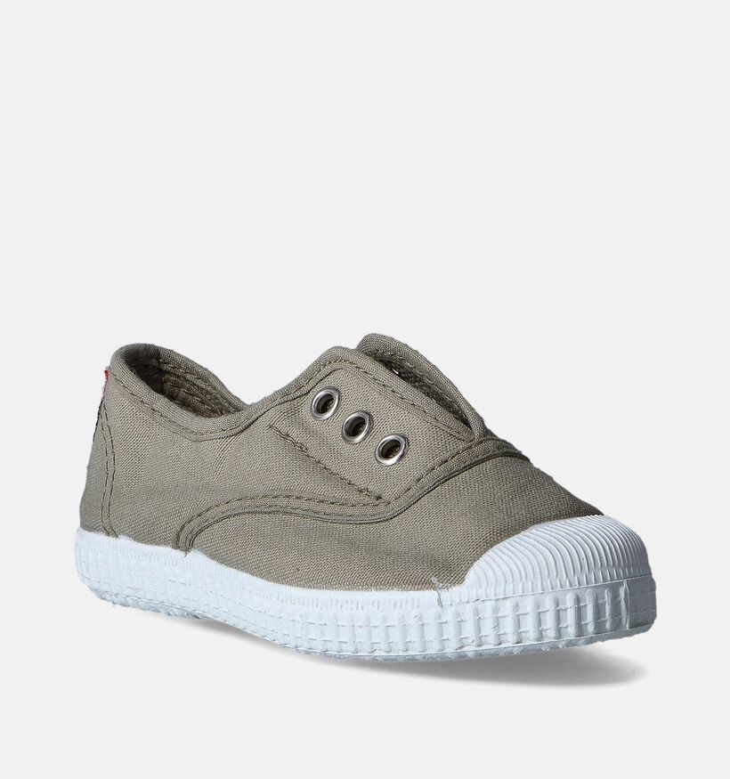 Cienta Slip-ons en Vert pour filles, garçons (355500)