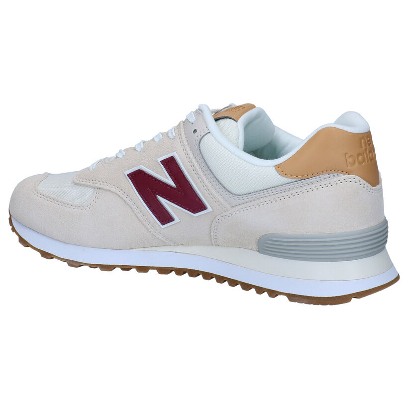 New Balance ML 574 Baskets basses en Gris pour hommes (353357) - pour semelles orthopédiques