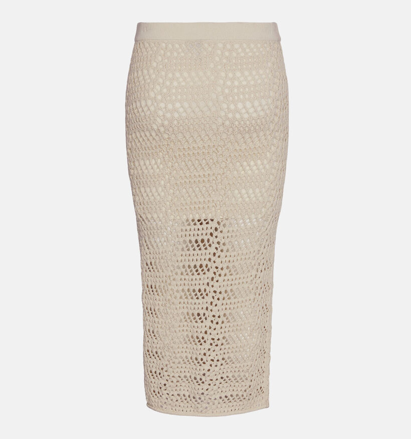 Pieces Aia Beige Kokerrok voor dames (342001)