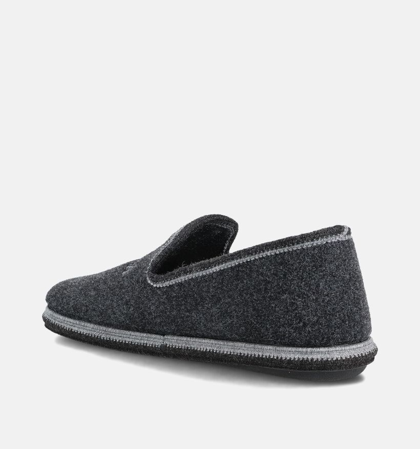 Scapa Pantoufles fermées en Gris pour hommes (364106) - pour semelles orthopédiques