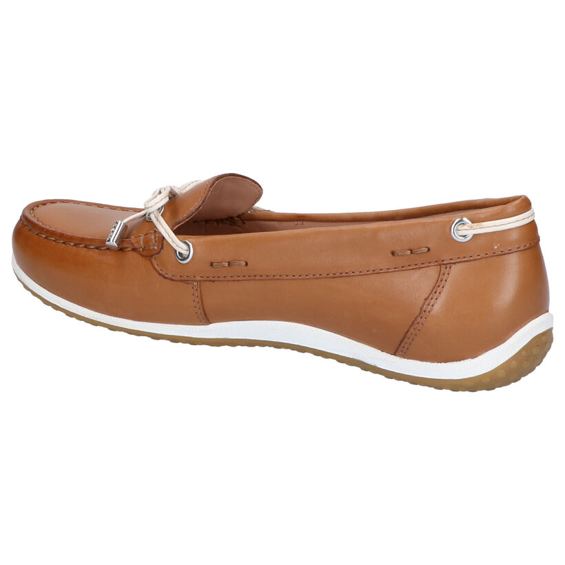 Geox Vega Moc Ecru Mocassins voor dames (303577)