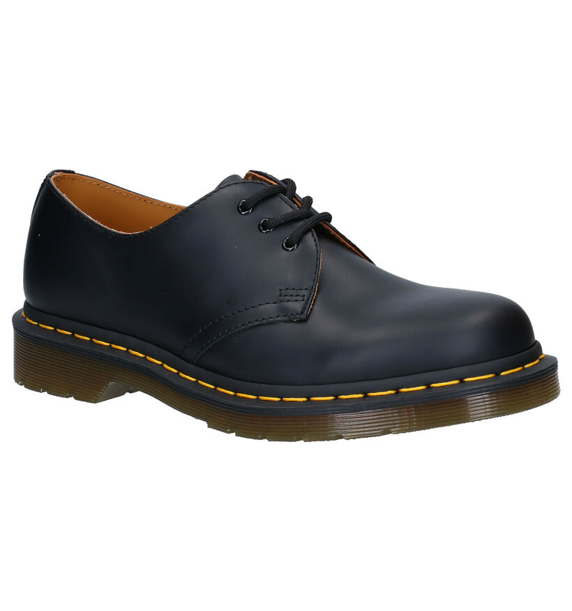 Dr. Martens 1461 Chaussures à Lacets en Noir en cuir (265527)