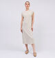Vila Sinny Beige Midi Jurk voor dames (351786)
