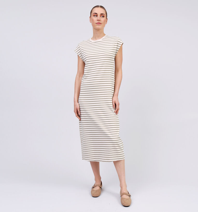Vila Sinny Beige Midi Jurk voor dames (351786)