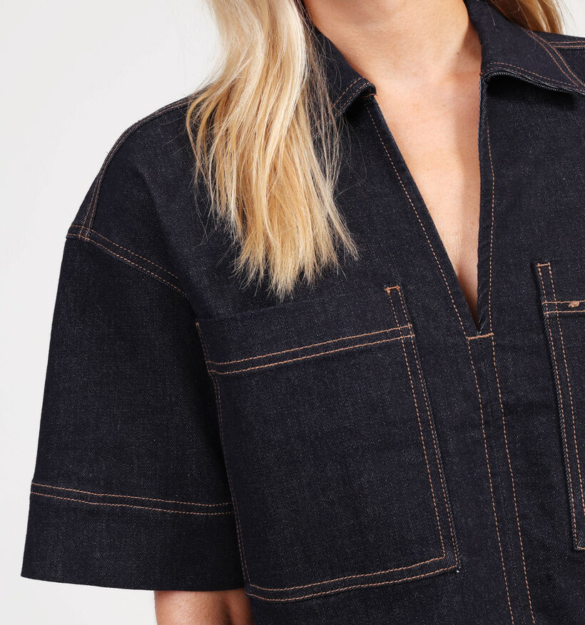 Vila Blouse en Bleu Jeans Vila Blouse en Bleu Jeans pour femmes (361361)