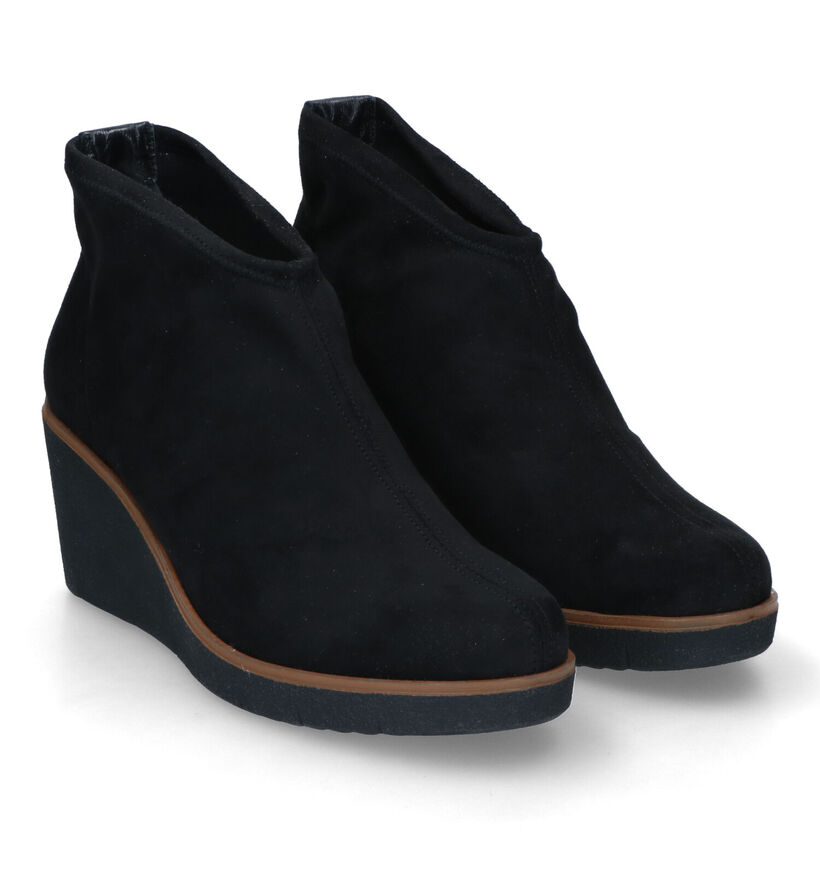 Hush Puppies Vivace Zwarte Enkellaarzen voor dames (330843)