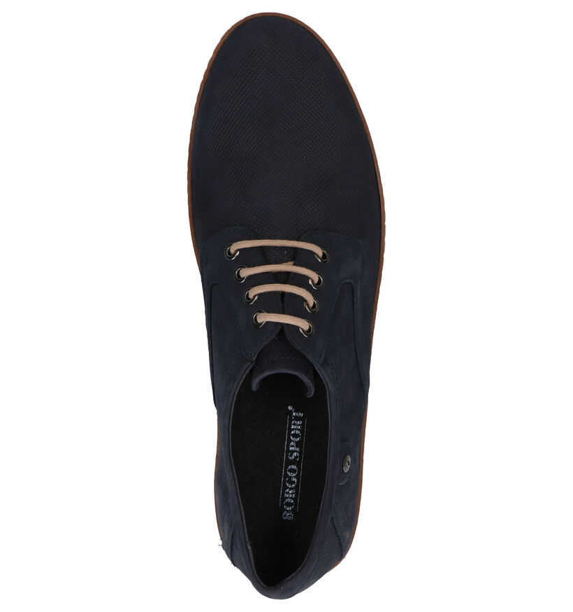 Borgo Sport Chaussures basses en Bleu foncé en cuir (265948)
