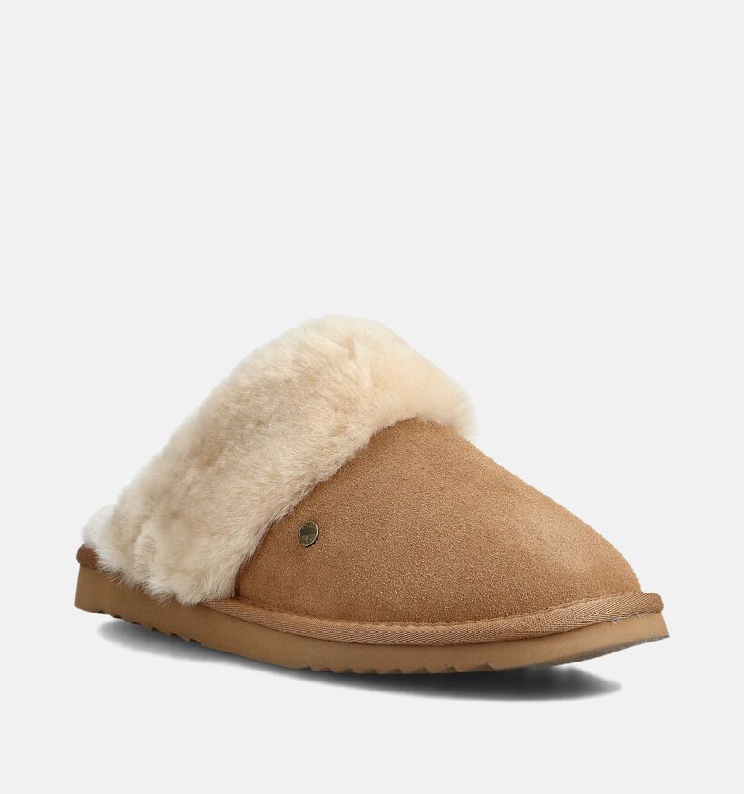 Flurry Pantoufles ouvertes en Marron pour femmes (362517)