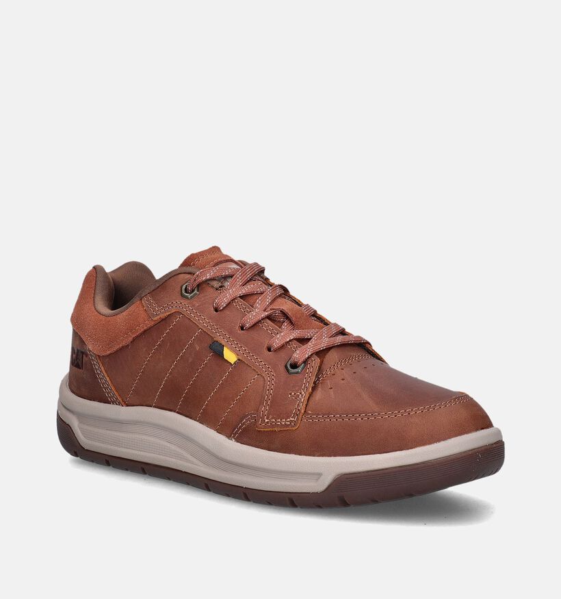 Caterpillar Apa Cush Bruine Veterschoenen voor heren (346387) - geschikt voor steunzolen