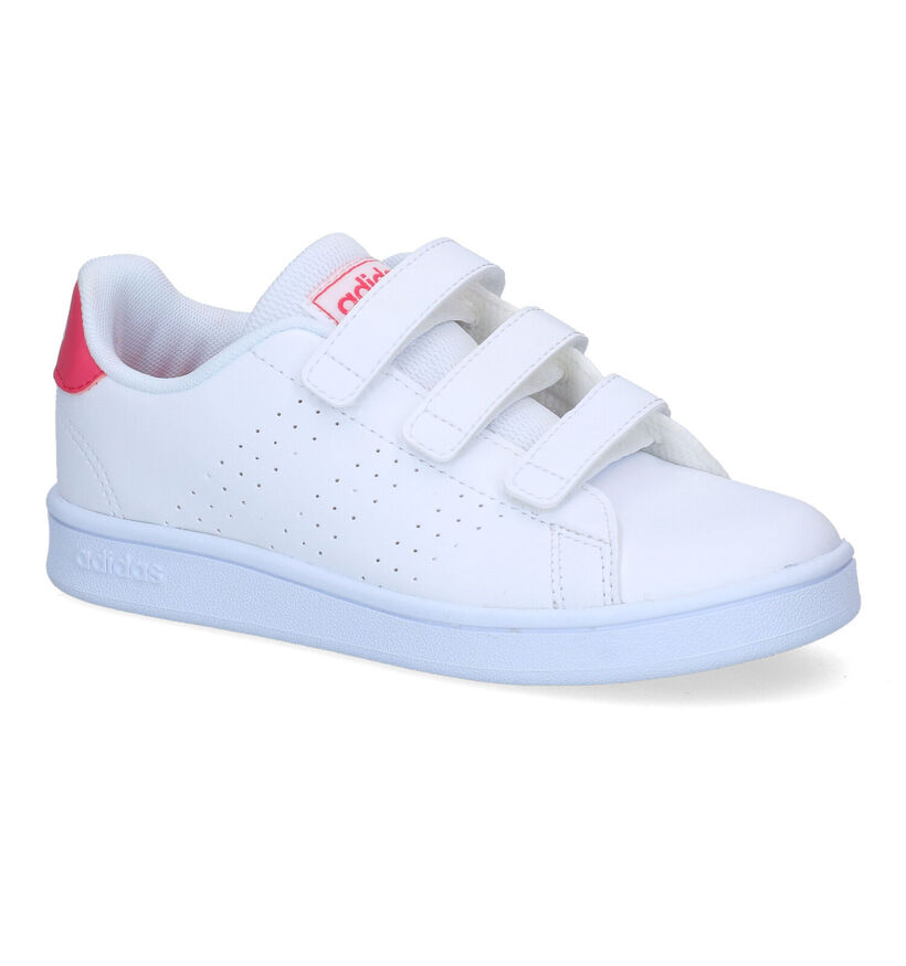 adidas Advantage C Baskets en Blanc pour filles (319539) - pour semelles orthopédiques