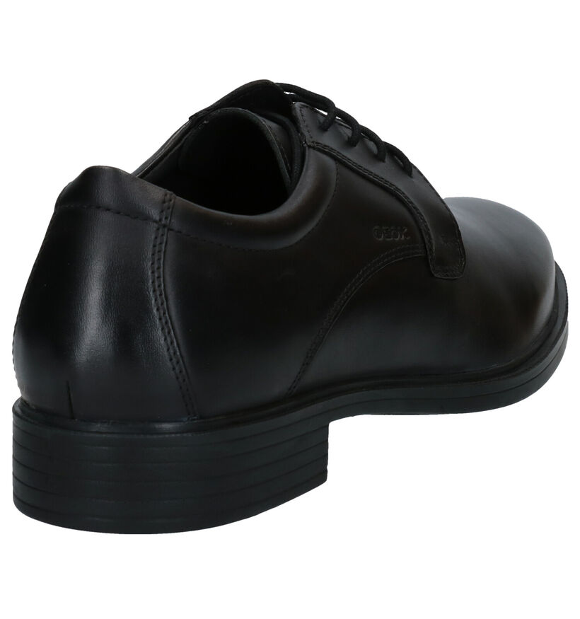 Geox Gladwin Chaussures Habillées en Noir en cuir (277099)