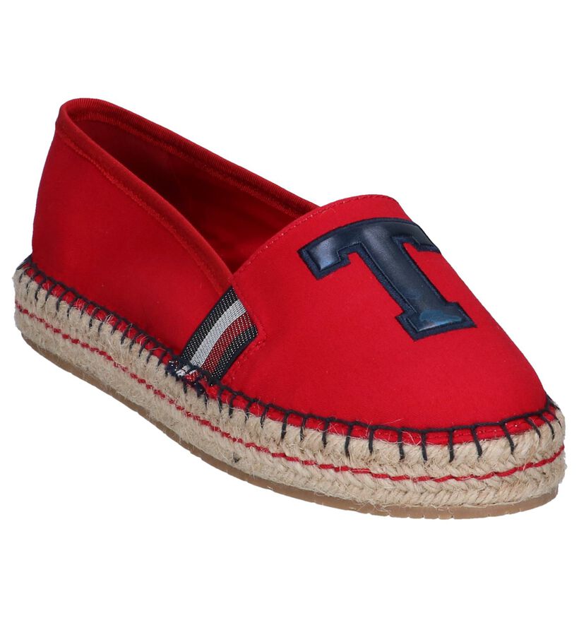 Donkerblauwe Espadrilles Tommy Hilfiger TH Patch in stof (241819)