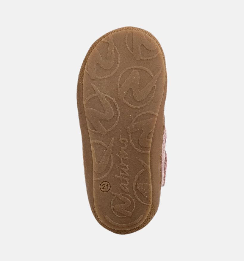 Naturino Sally Ribbons Roze Chelsea boots voor meisjes (380667) - geschikt voor steunzolen