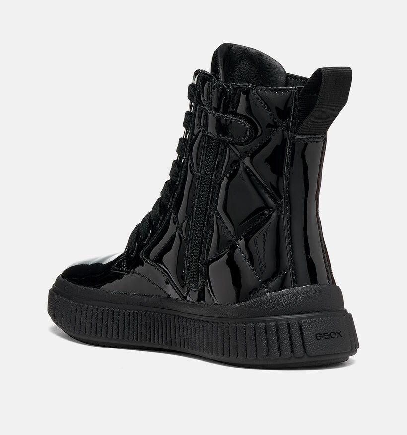 Geox Laquinny Boots &agrave; lacets en Noir pour filles (376267)