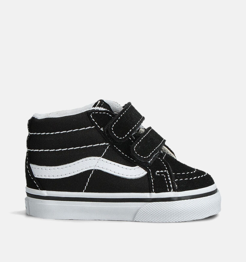 Vans SK8 Mid Reissue Baskets en Noir pour filles, garçons (361016)
