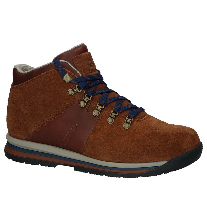 Timberland Groveton Bottines en Cognac en daim (222564)