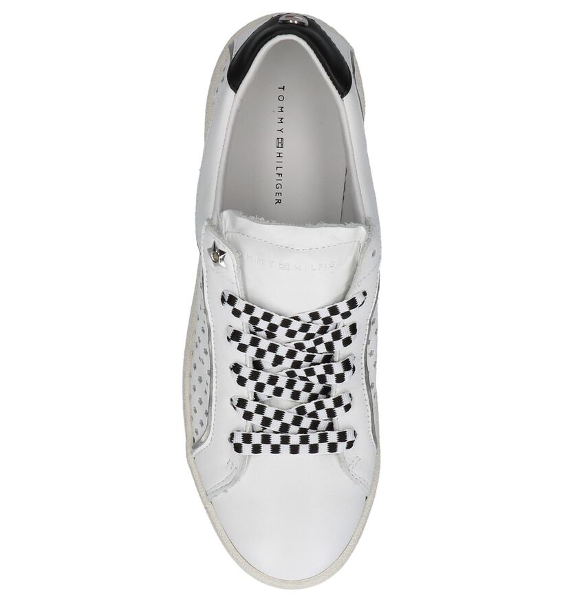 Witte Tommy Hilfiger Iconic Star Sneaker in leer (212695)