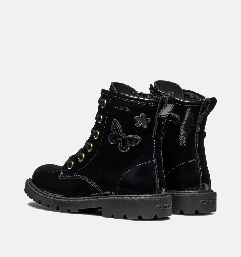 Geox Shaylax Boots en Noir pour filles (360339) - pour semelles orthopédiques